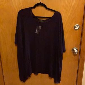 Plum sweater/coverup Lane Bryant NWT